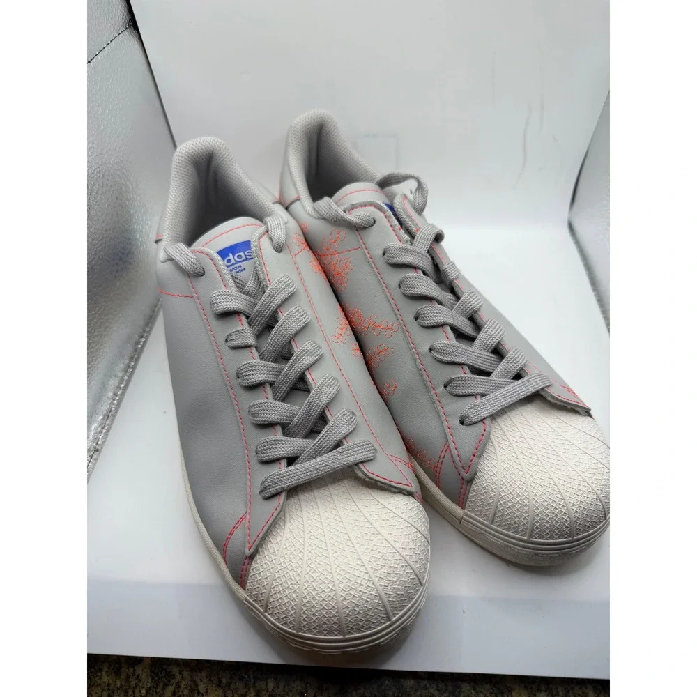 Adidas Superstar Pure Tokyo Grey Orange Blue FV2834‎ Mens Size 8.5 Sneakers